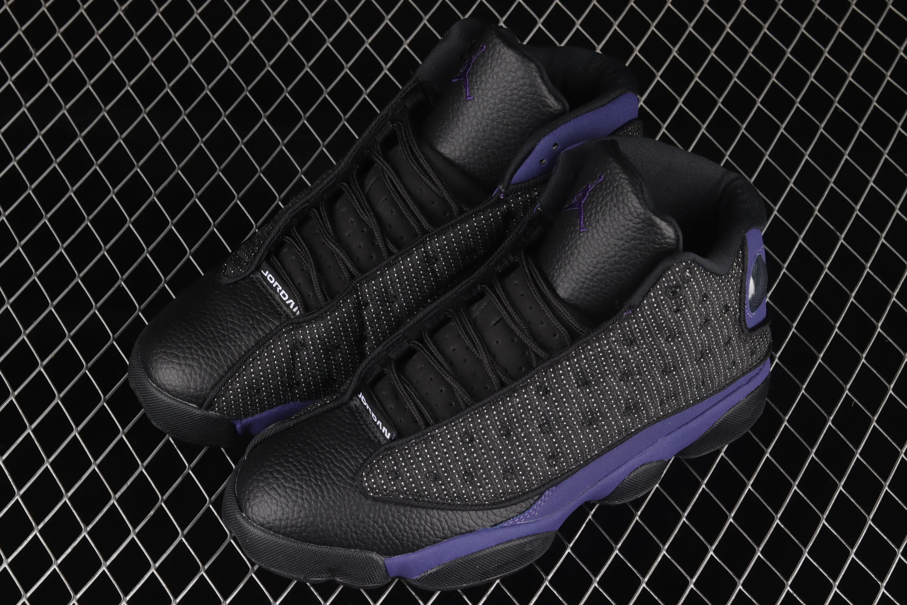 All categories Air Jordan Jordan series basketball shoes Air Jordan 13 G version Air Jordan AJ13 Retro AJ13 Joe 13 black and purple DJ5982-015